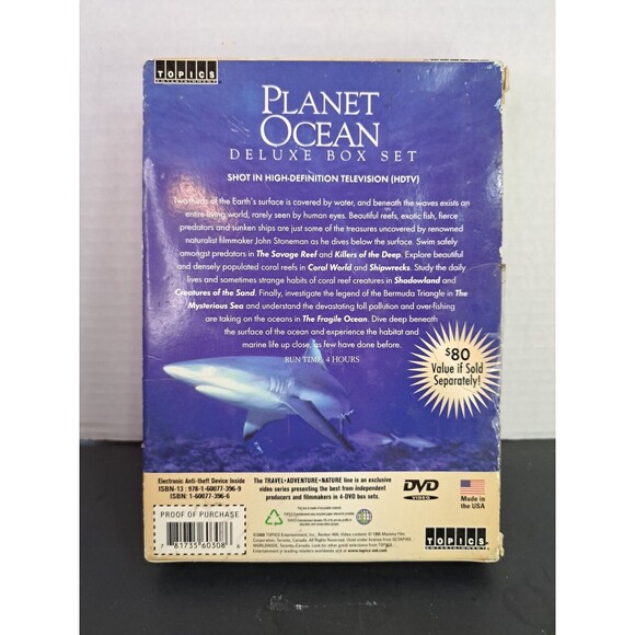 Planet Ocean DVD Deluxe 4 Disc Collector's Box Set Travel Nature Adventure - Picture 3 of 7